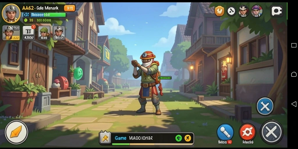 Tampilan gameplay <strong>AA62</strong> yang menarik dan penuh warna.