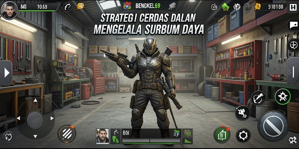 Tampilan gameplay strategis yang memukau di BENGKEL69.