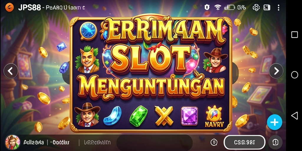 Tangkapan layar menunjukkan gameplay slot JPS88 yang menarik dan inovatif.