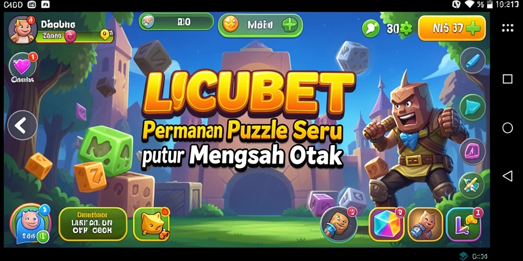 Tampilan gameplay LUCUBET yang menantang dan seru.