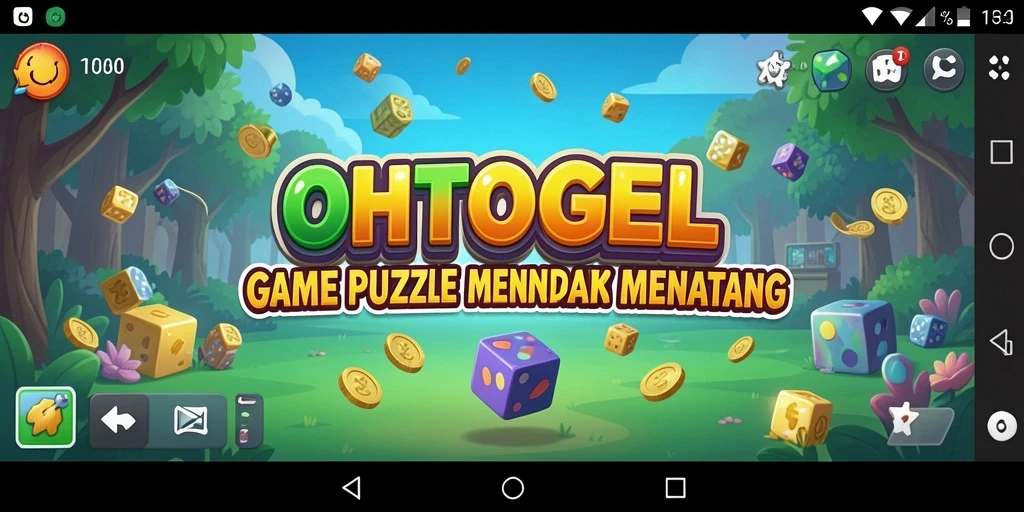 Tampilan gameplay OHTOGEL dengan teka-teki yang menarik.